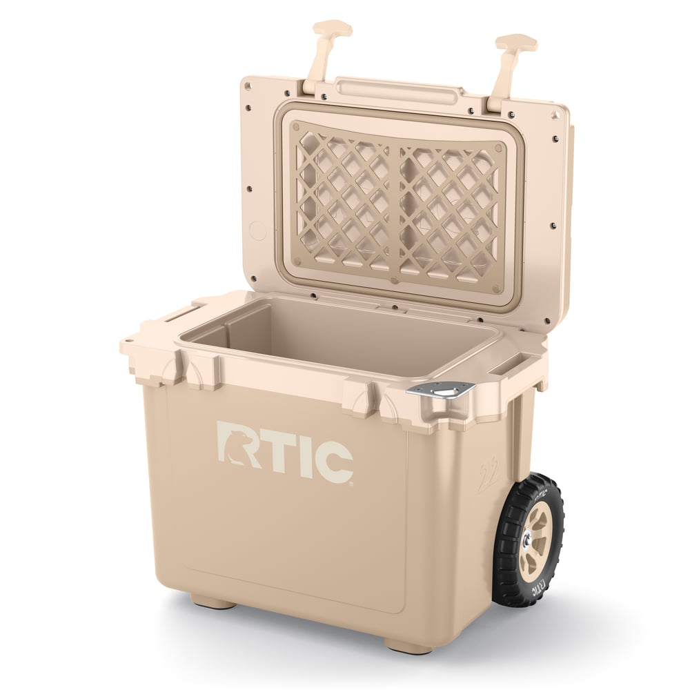 22 QT Ultra-Light Wheeled Cooler Beach - Image 3