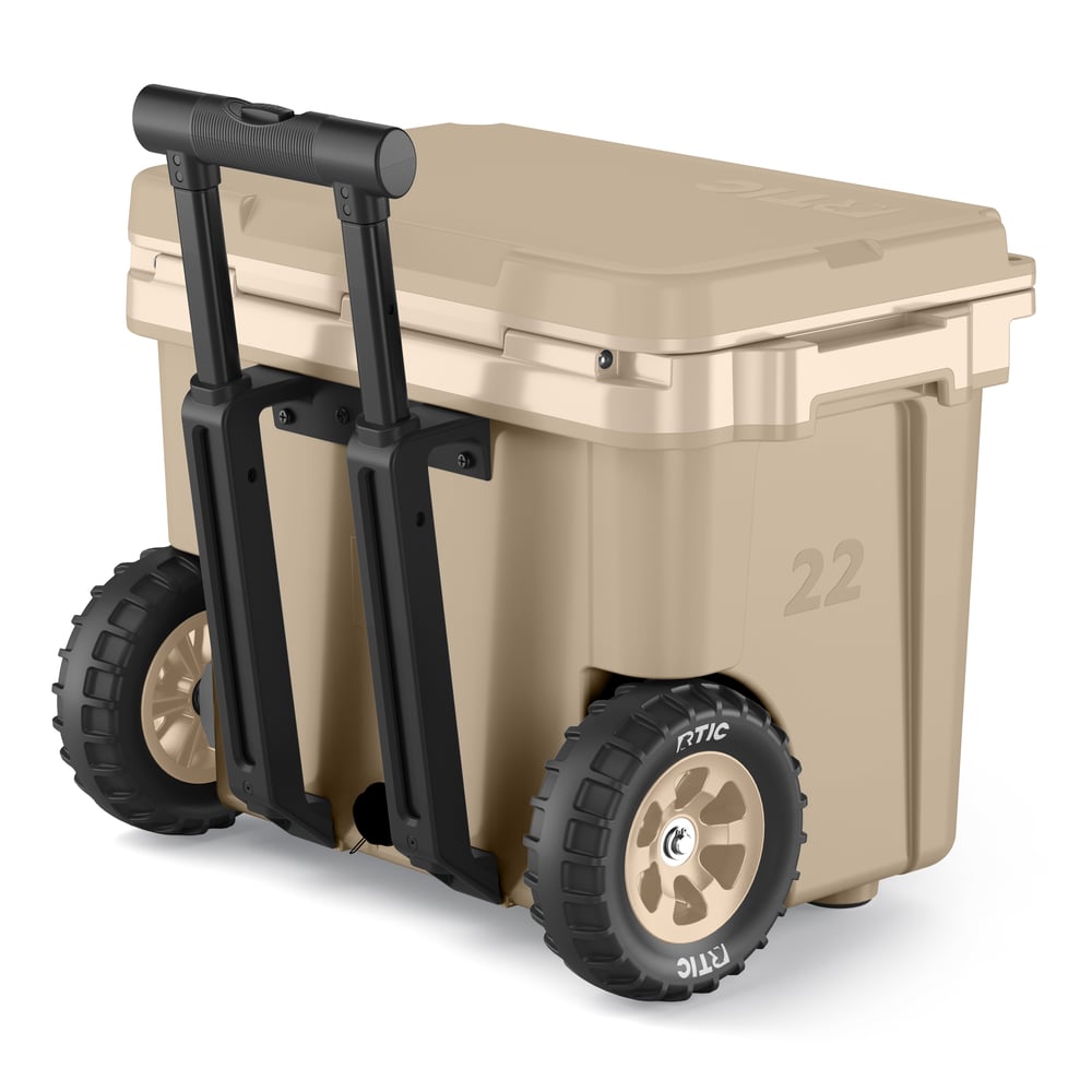 22 QT Ultra-Light Wheeled Cooler Beach - Image 9