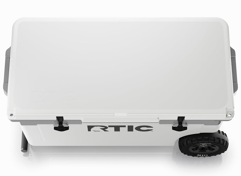 72 QT Ultra-Light Wheeled Cooler White & Grey - Image 6