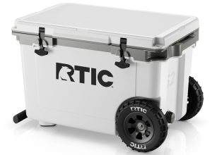 52 QT Ultra-Light Wheeled Cooler White & Grey
