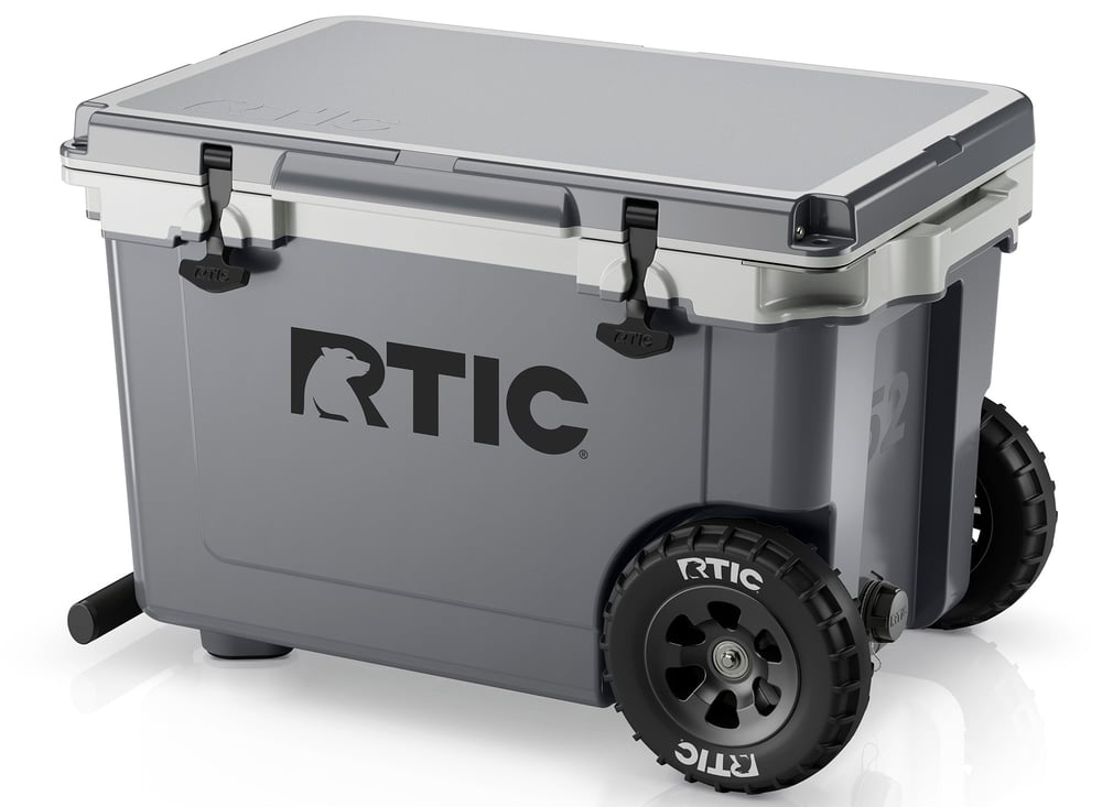 52 QT Ultra-Light Wheeled Cooler Dark Grey & Cool Grey