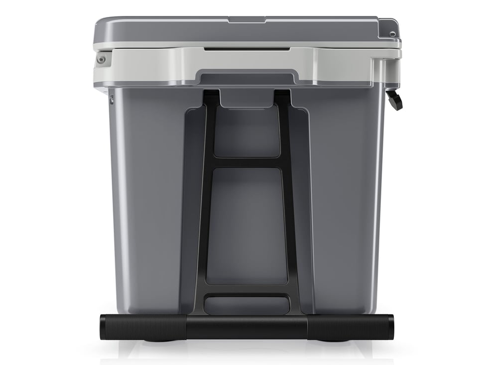 52 QT Ultra-Light Wheeled Cooler Dark Grey & Cool Grey - Image 4