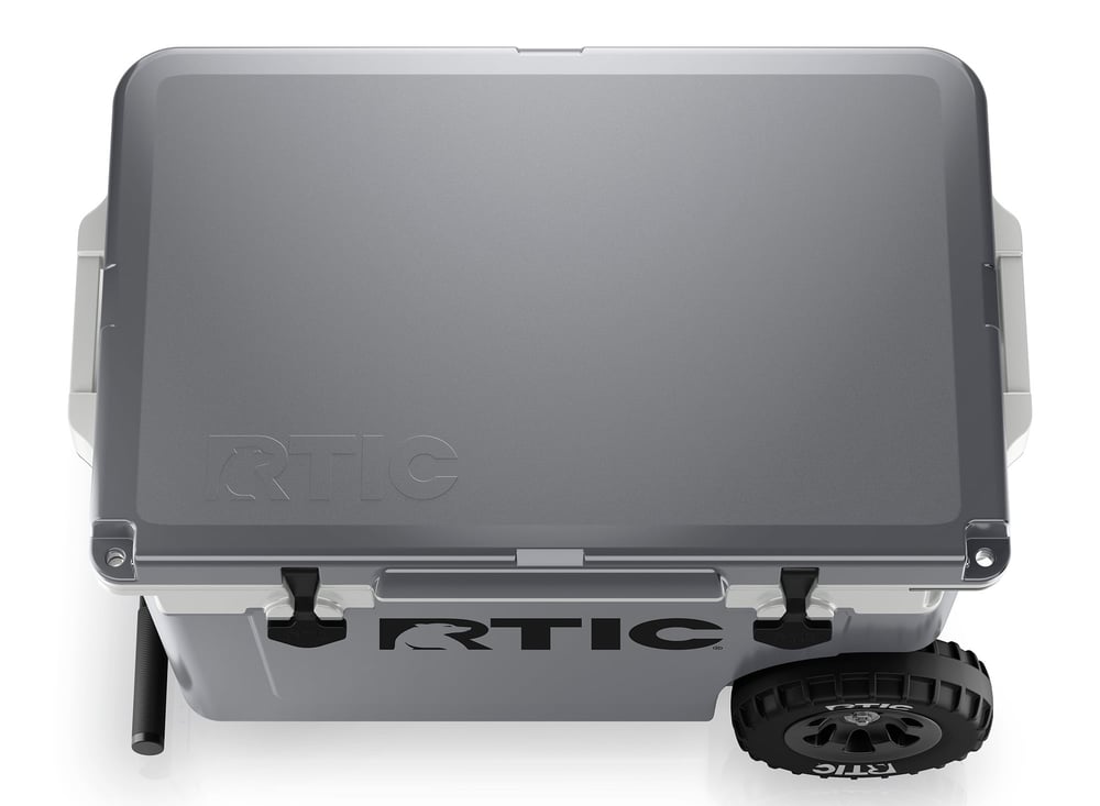 52 QT Ultra-Light Wheeled Cooler Dark Grey & Cool Grey - Image 6