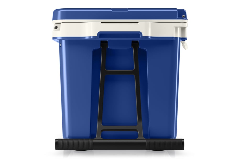 52 QT Ultra-Light Wheeled Cooler Cobalt & White - Image 4