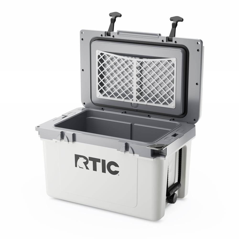 32 QT Ultra-Light Cooler White & Grey - Image 3