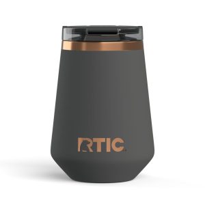 12oz Happy Hour Wine Tumbler Light Black