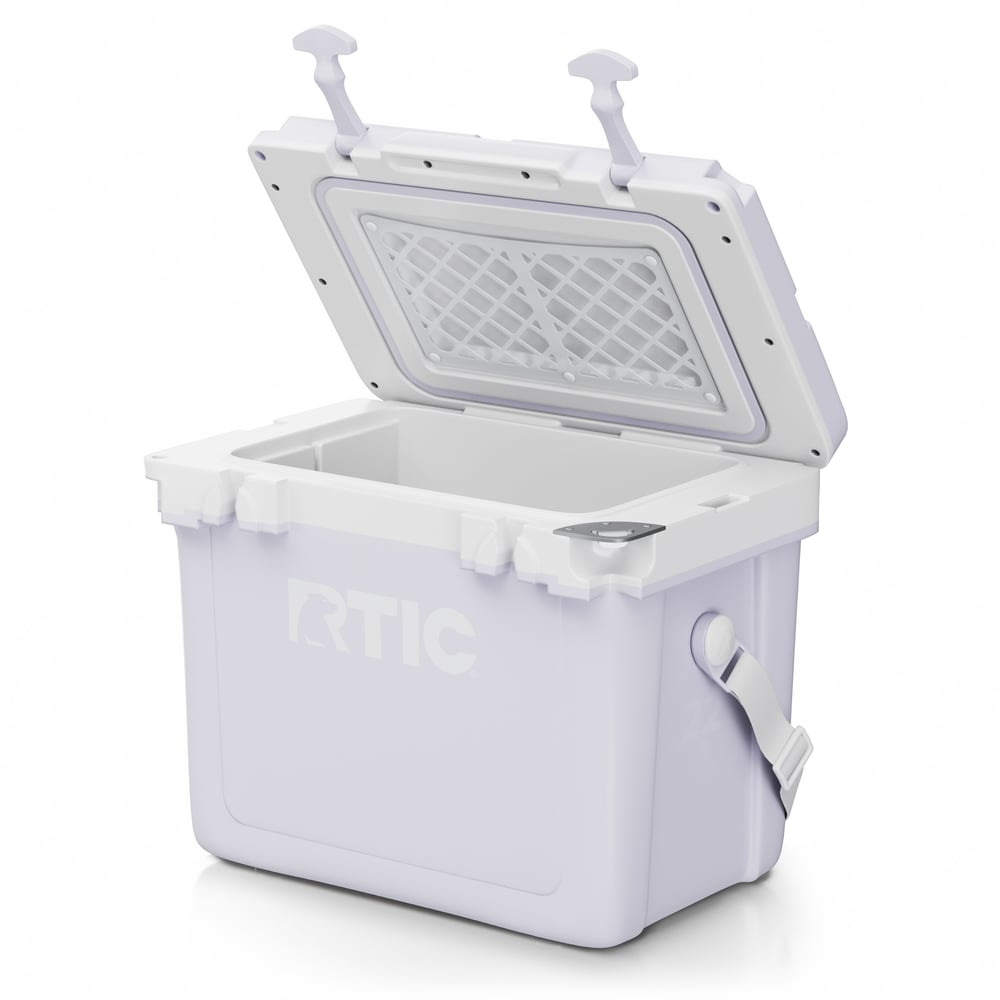 22 QT Ultra-Light Cooler Dusty Lilac/White - Image 3