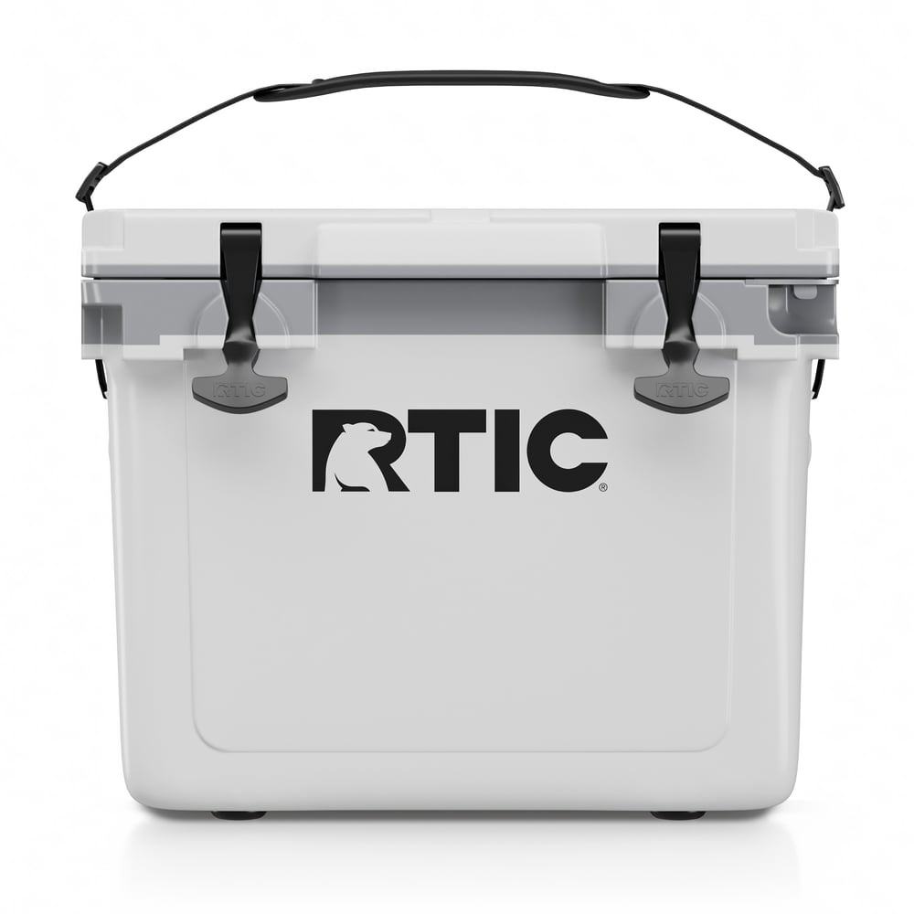 22 QT Ultra-Light Cooler White & Grey - Image 2