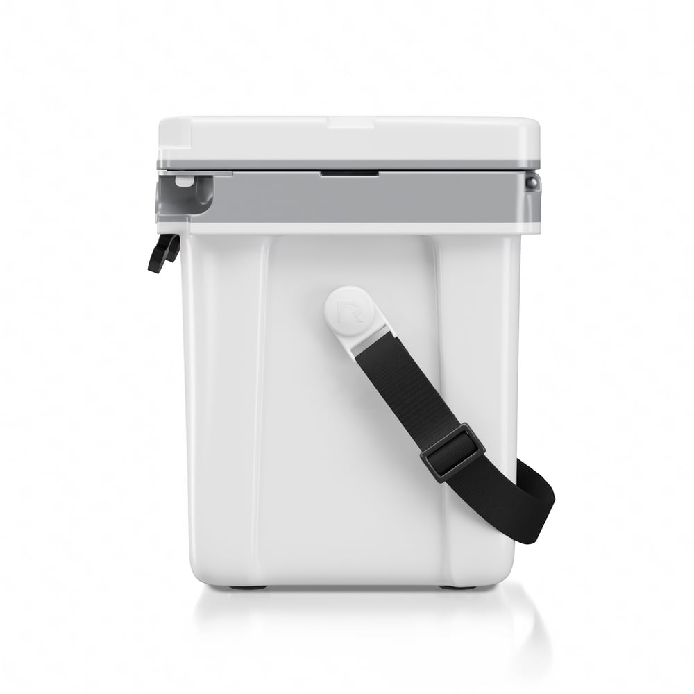 22 QT Ultra-Light Cooler White & Grey - Image 6