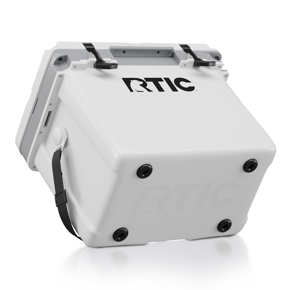 22 QT Ultra-Light Cooler White & Grey - Image 8