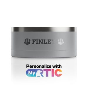 3-In-1 Dog Bowl Graphite & Sea Glass