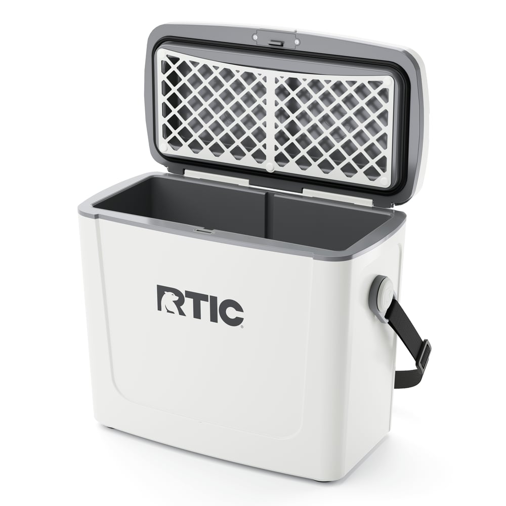 16 QT Road Trip Cooler White & Grey - Image 3
