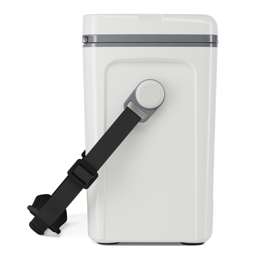 16 QT Road Trip Cooler White & Grey - Image 4