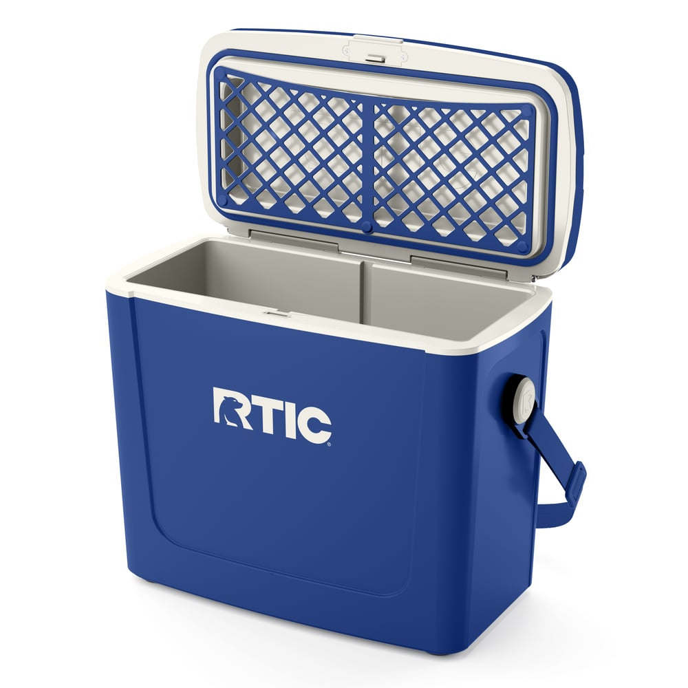 16 QT Road Trip Cooler Cobalt & White - Image 3