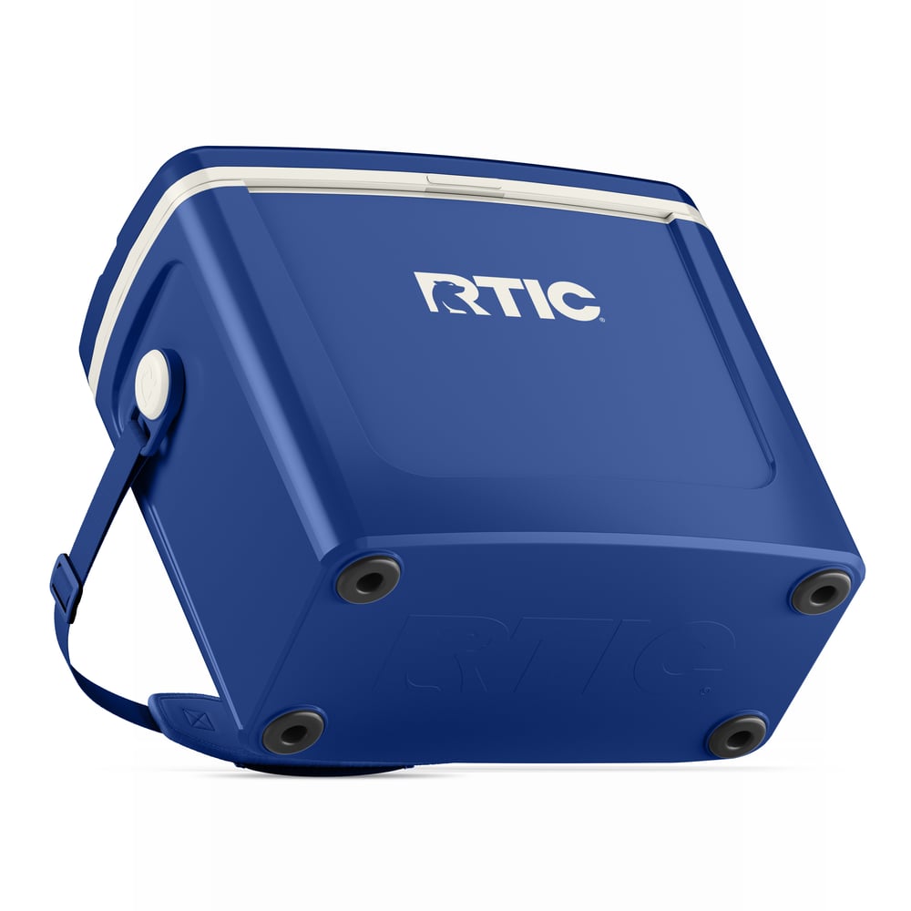 16 QT Road Trip Cooler Cobalt & White - Image 6