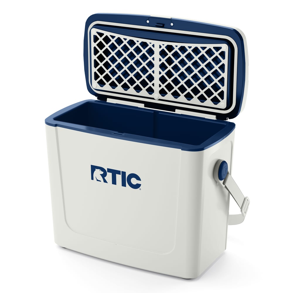 16 QT Road Trip Cooler Cool Grey & Navy - Image 3