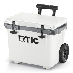 22 QT Ultra-Light Wheeled Cooler White & Grey