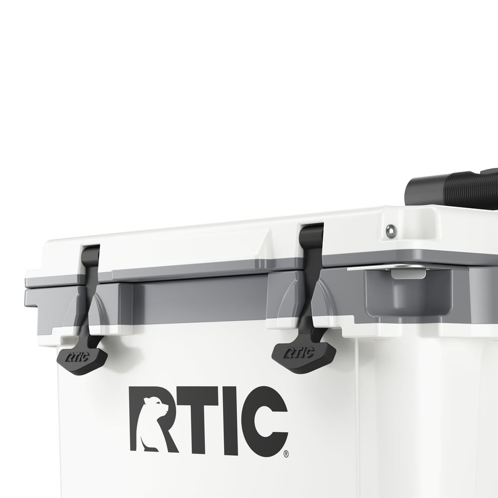 22 QT Ultra-Light Wheeled Cooler White & Grey - Image 9