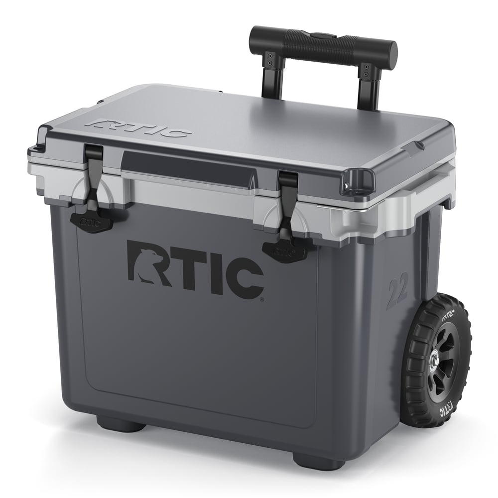 22 QT Ultra-Light Wheeled Cooler Dark Grey & Cool Grey