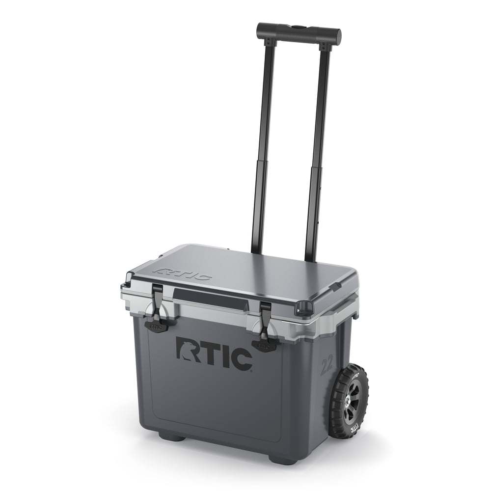 22 QT Ultra-Light Wheeled Cooler Dark Grey & Cool Grey - Image 10