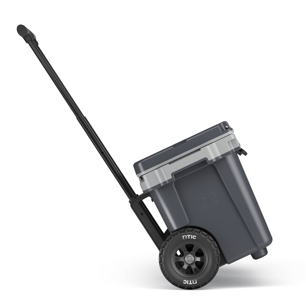 22 QT Ultra-Light Wheeled Cooler Dark Grey & Cool Grey - Image 4