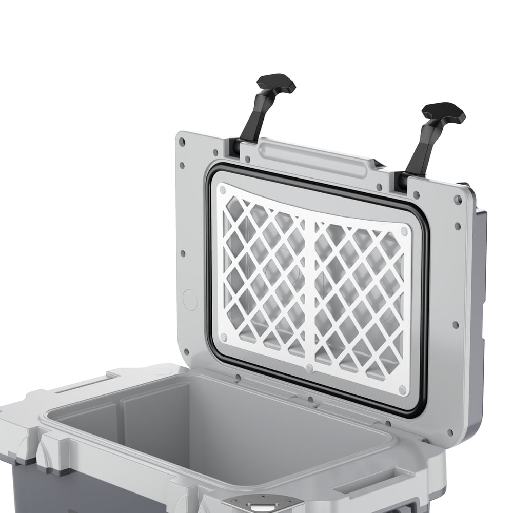 22 QT Ultra-Light Wheeled Cooler Dark Grey & Cool Grey - Image 7
