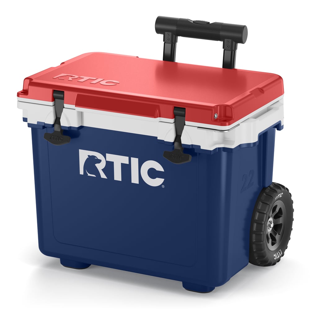 22 QT Ultra-Light Wheeled Cooler Patriot