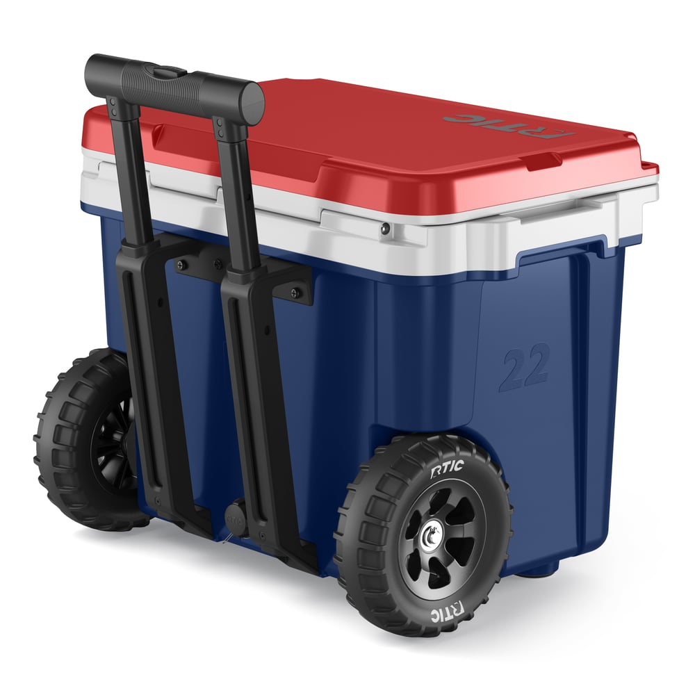 22 QT Ultra-Light Wheeled Cooler Patriot - Image 8