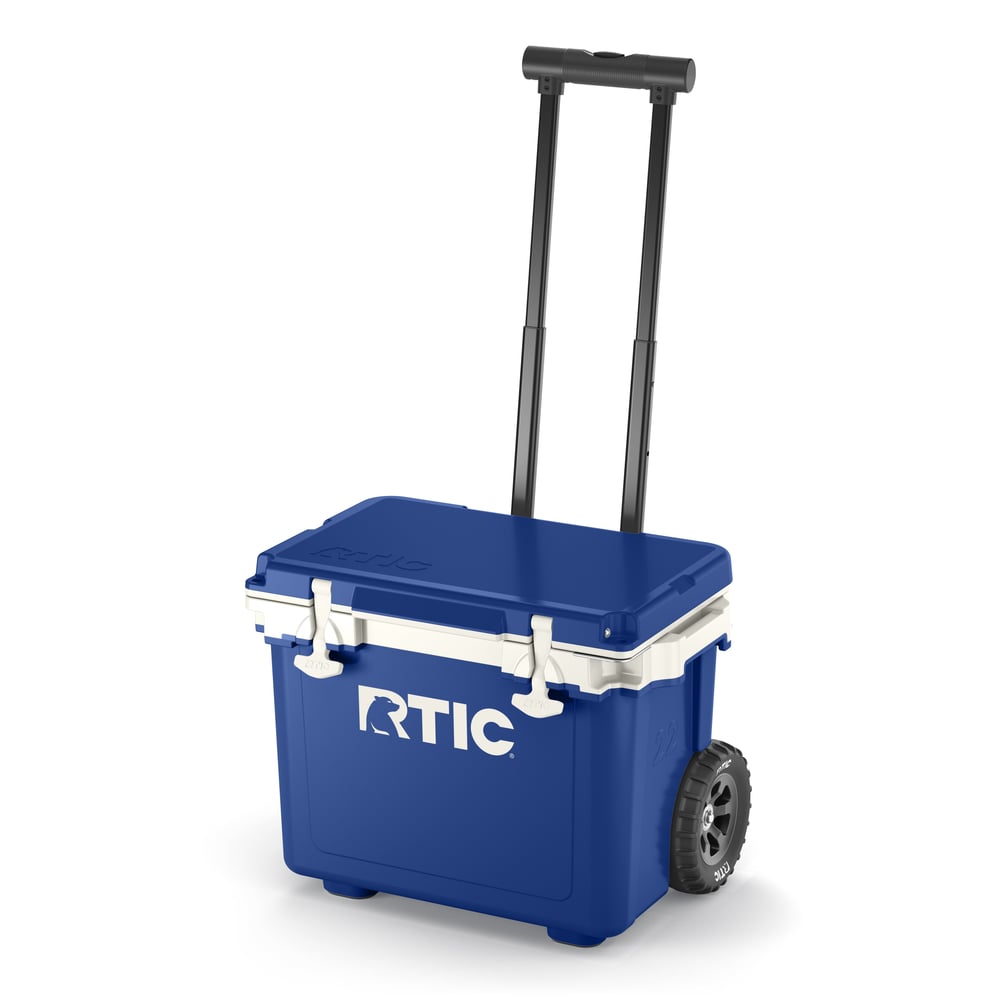 22 QT Ultra-Light Wheeled Cooler Cobalt & White - Image 10