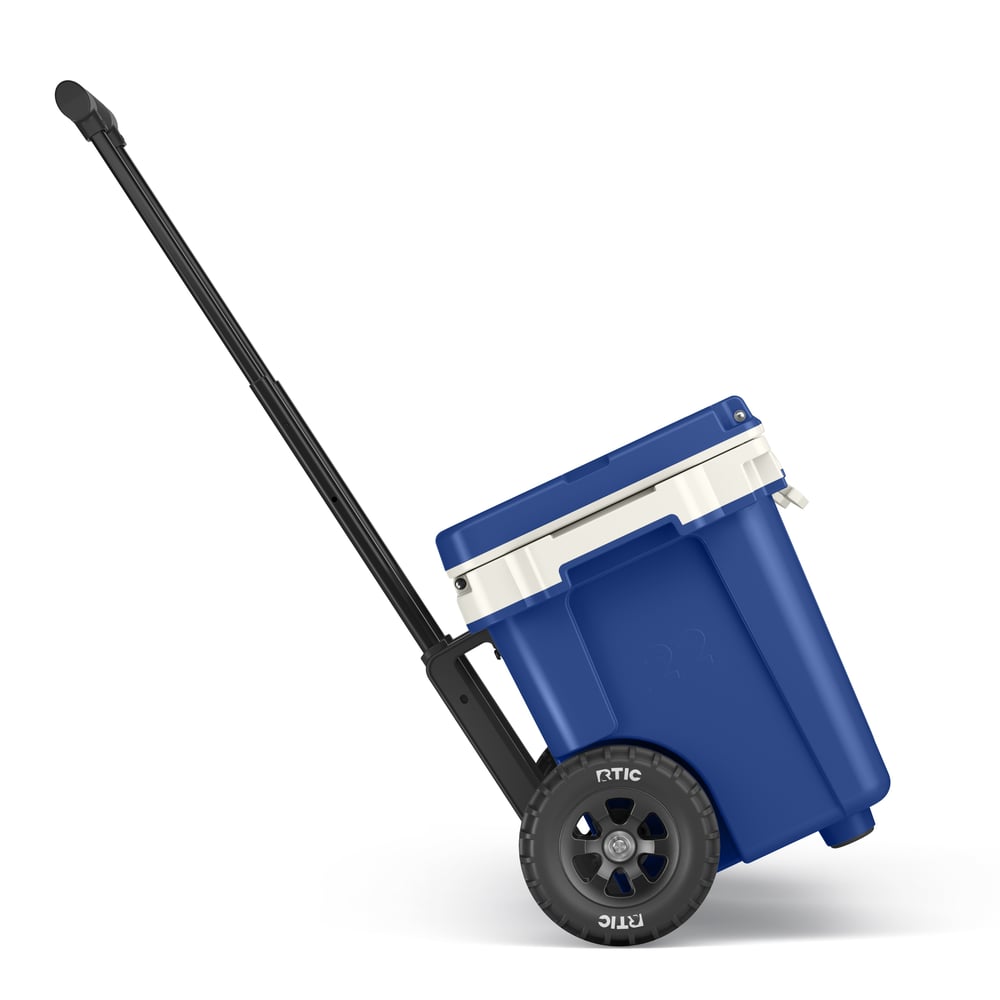 22 QT Ultra-Light Wheeled Cooler Cobalt & White - Image 4