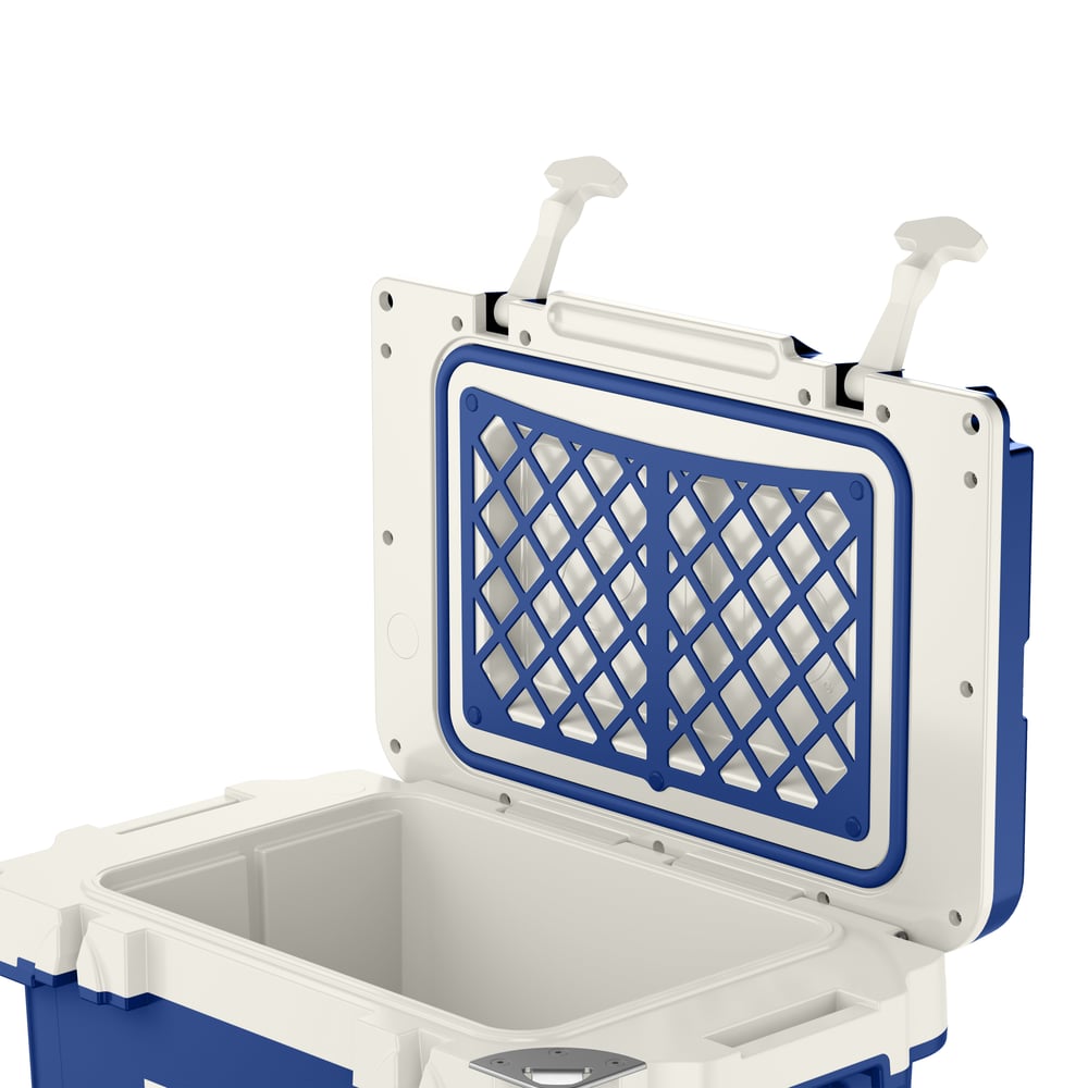 22 QT Ultra-Light Wheeled Cooler Cobalt & White - Image 7