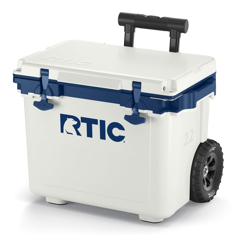 22 QT Ultra-Light Wheeled Cooler Cool Grey & Navy