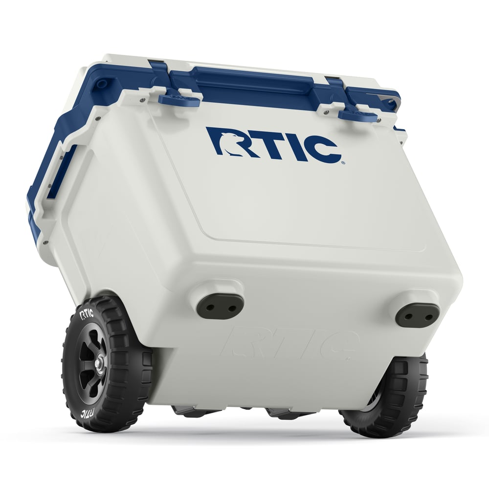 22 QT Ultra-Light Wheeled Cooler Cool Grey & Navy - Image 6