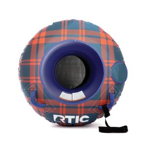 RTIC Tough Snow Tubes Slate Blue/Orange Plaid