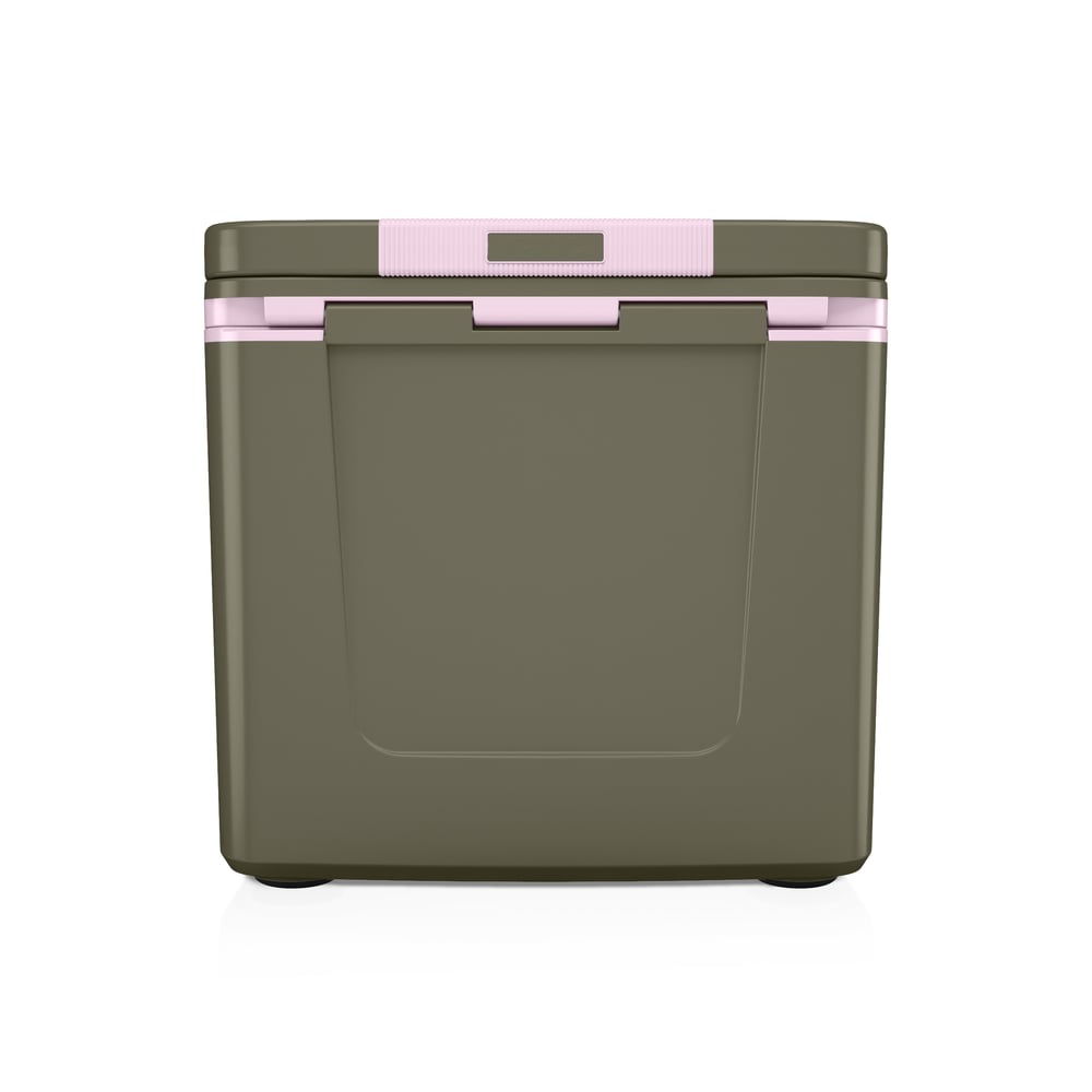 8 QT Road Trip Personal Cooler Olive/Pale Pink - Image 7