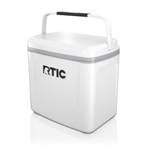 8 QT Road Trip Personal Cooler White & Grey