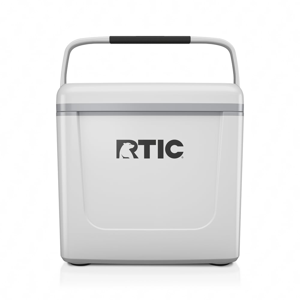8 QT Road Trip Personal Cooler White & Grey - Image 2