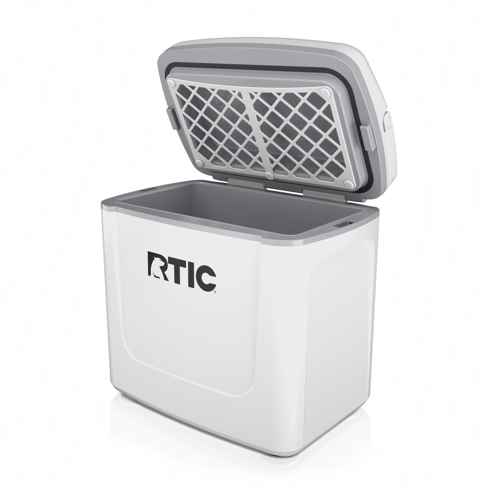 8 QT Road Trip Personal Cooler White & Grey - Image 5
