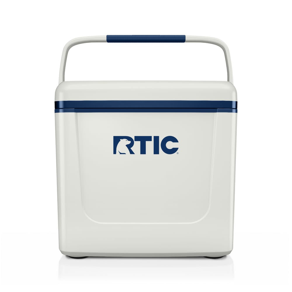 8 QT Road Trip Personal Cooler Cool Grey & Navy - Image 2