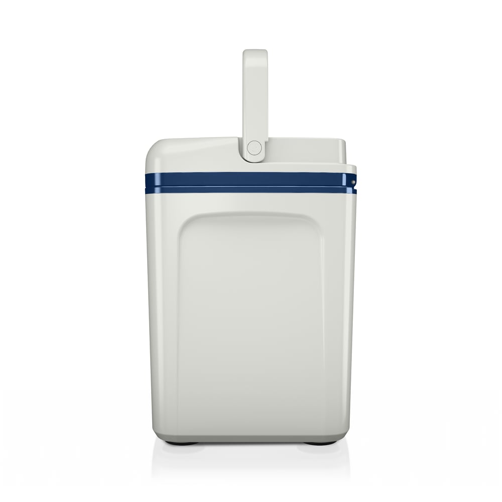 8 QT Road Trip Personal Cooler Cool Grey & Navy - Image 3