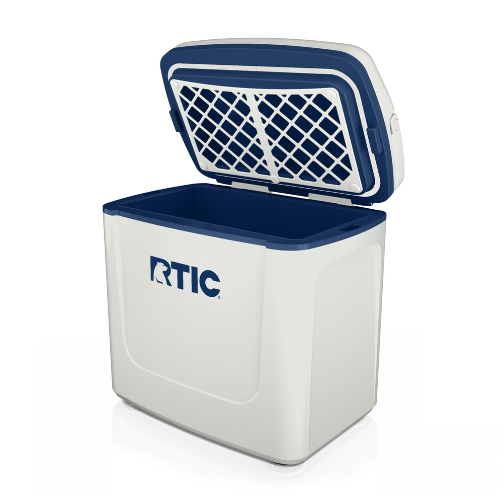 8 QT Road Trip Personal Cooler Cool Grey & Navy - Image 5