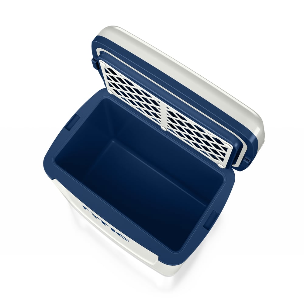 8 QT Road Trip Personal Cooler Cool Grey & Navy - Image 6