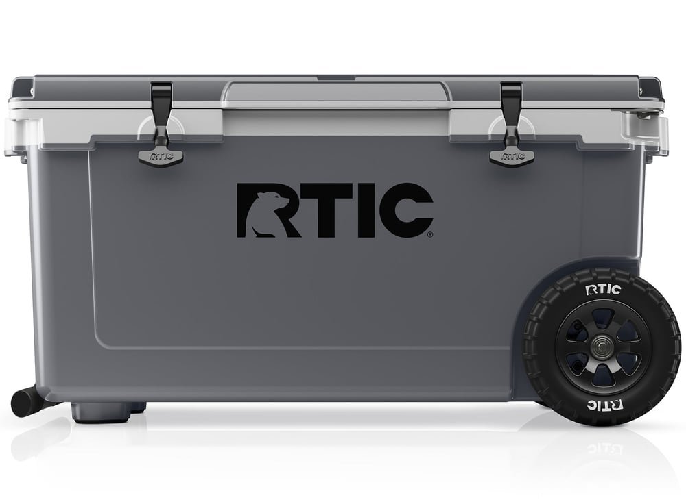 72 QT Ultra-Light Wheeled Cooler Dark Grey & Cool Grey - Image 2
