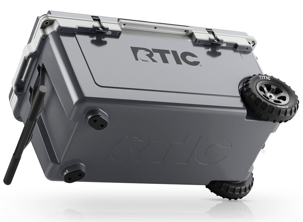 72 QT Ultra-Light Wheeled Cooler Dark Grey & Cool Grey - Image 5
