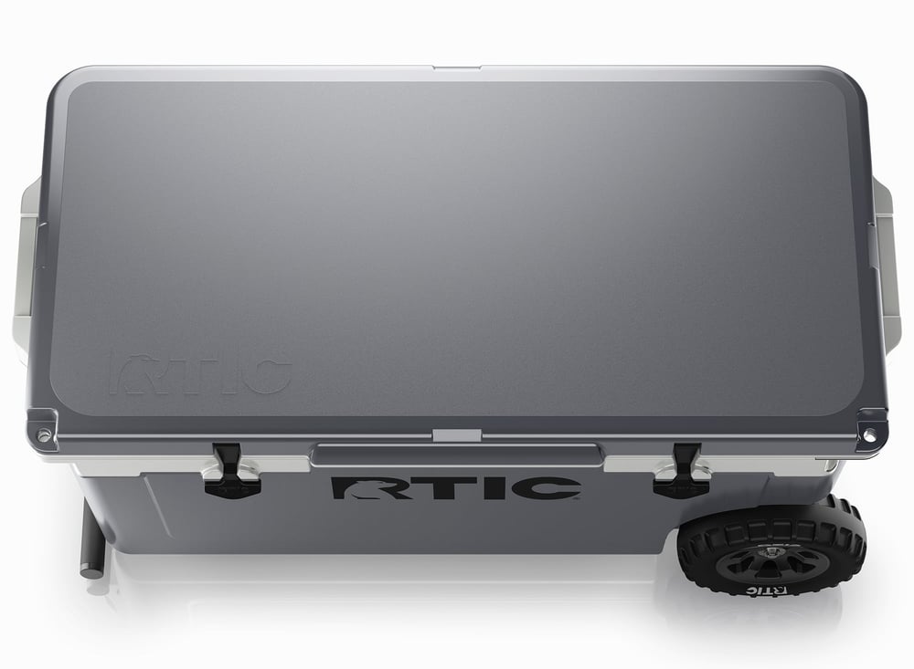 72 QT Ultra-Light Wheeled Cooler Dark Grey & Cool Grey - Image 6