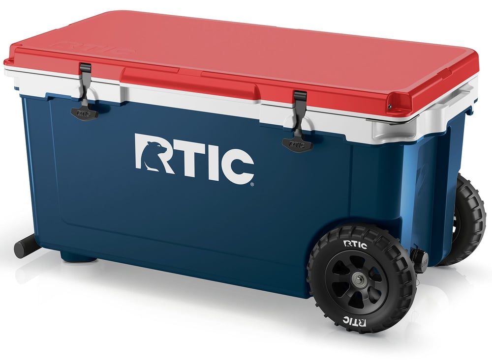 72 QT Ultra-Light Wheeled Cooler Patriot