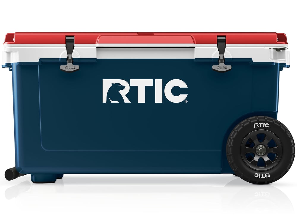 72 QT Ultra-Light Wheeled Cooler Patriot - Image 2