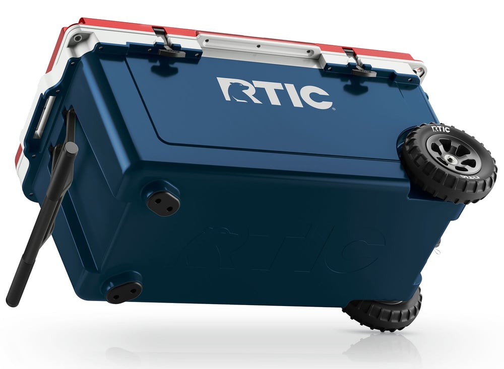 72 QT Ultra-Light Wheeled Cooler Patriot - Image 5