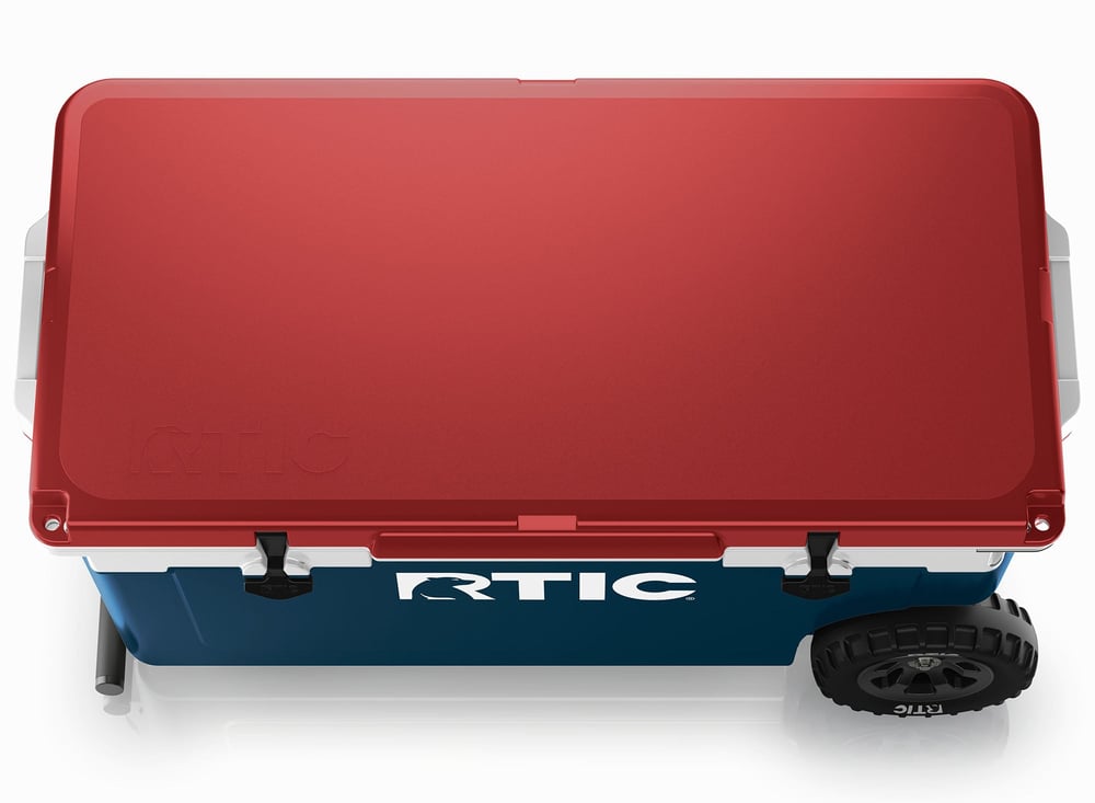 72 QT Ultra-Light Wheeled Cooler Patriot - Image 6