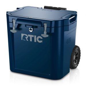 45 QT Ultra-Tough Wheeled Cooler Navy